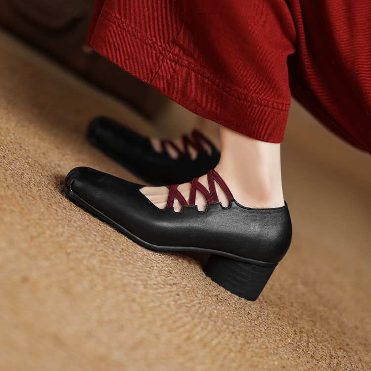 Women's Fashion Flat Shoes in Black and Brown - Style o.html - Image 5